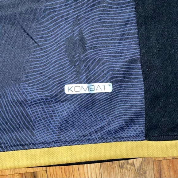 AS Monaco Kappa 2023/2024 Away Jersey Black Gold Large NWT #29 Balogun - Picture 6 of 8